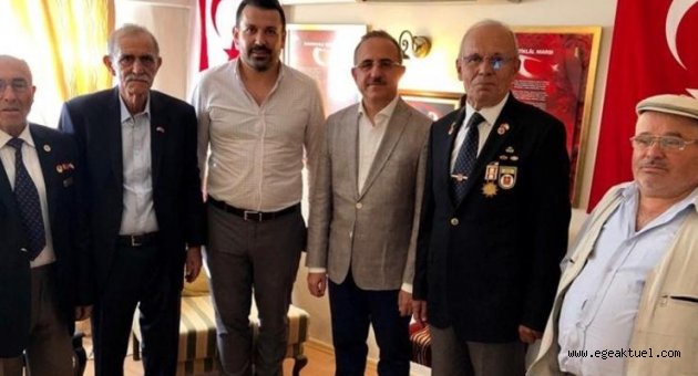 Başkan Sürekli'den gazilerle anlamlı buluşma