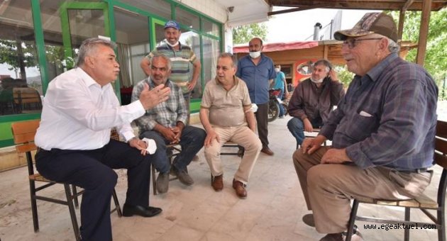 Başkan Tekin, sahaya indi