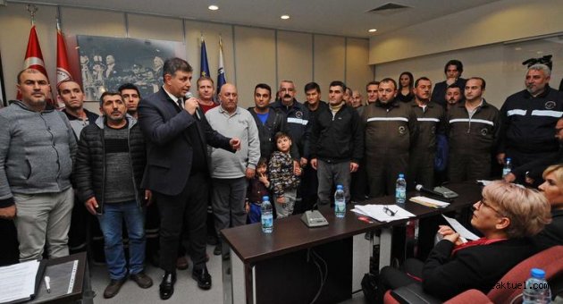 Başkan Tugay’dan işçilere özel teşekkür