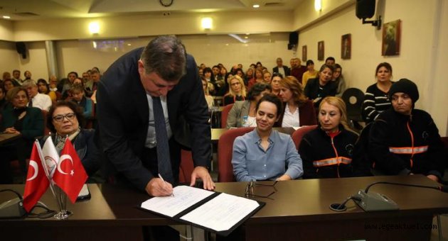 Başkan Tugay ‘Kadın Erkek Eşitliği Şartı’na imza attı