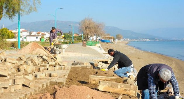 Başkan Yetişkin’den Ürkmez ve Doğanbey’e özel çalışma