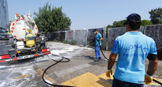 Basmane’de temizlik seferberliği