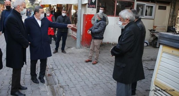 Batur: Basmane’de tarihi de esnafımızı da dimdik ayakta tutacağız