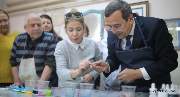 Batur’dan kursiyerlere sürpriz ziyaret