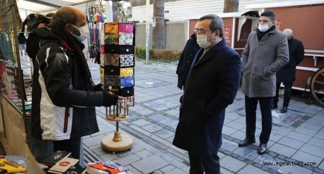 Batur’dan Sevgi Yolu esnafına destek