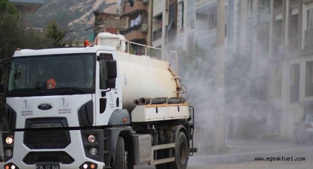 Bayraklı Belediyesi, 86 bin noktayı dezenfekte etti