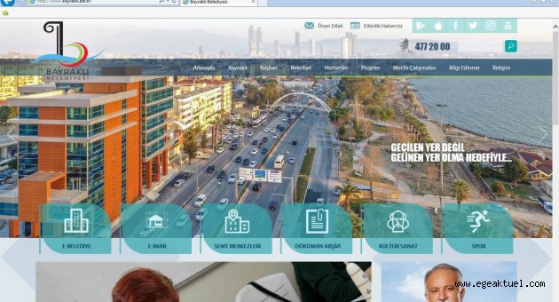Bayraklı Belediyesi web sitesi yenilendi