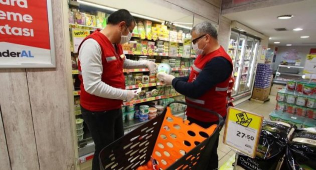 Bayraklı Belediyesinden 65 yaş üstüne alışveriş desteği