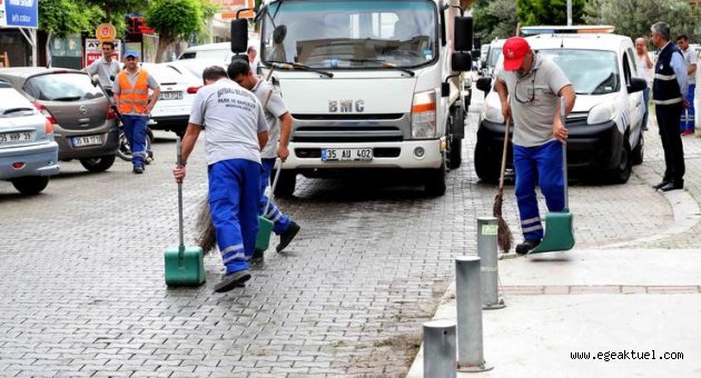 Bayraklı Belediyesi'nden bahar temizliği