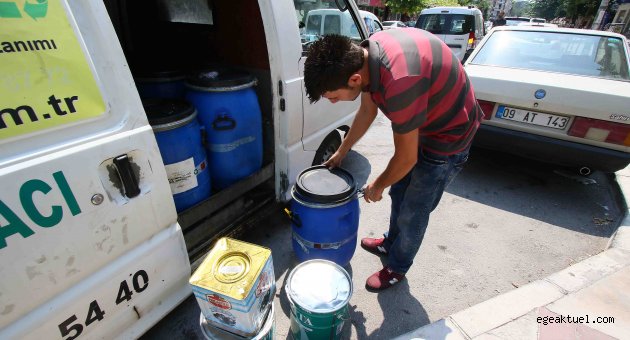 Bayraklı’da 6,5 ton atık yağ toplandı