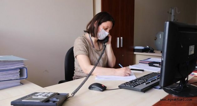 Bayraklı’da vatandaşa telefonla psikolojik destek