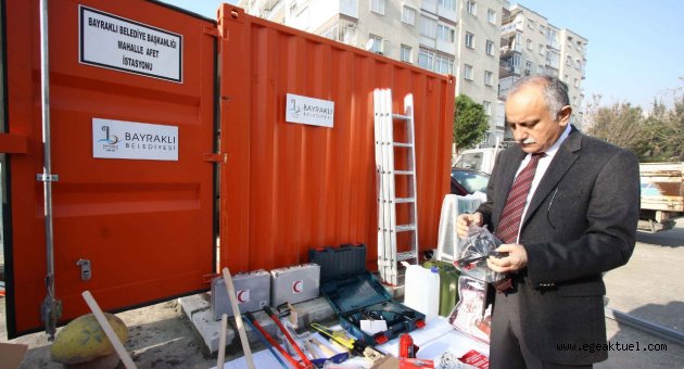 Bayraklı'da ‘deprem konteyneri’ sayısı 7’ye çıktı