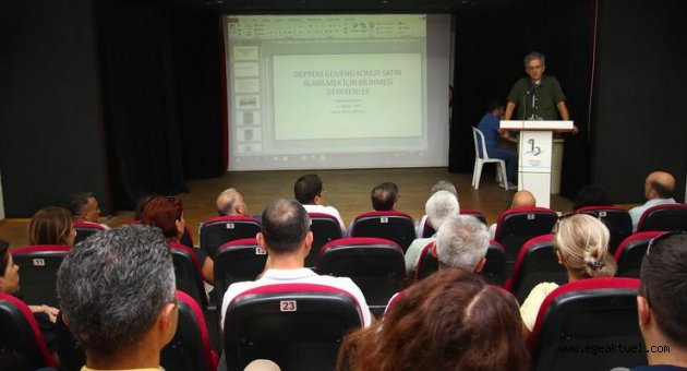 Bayraklı'da 'deprem' paneli