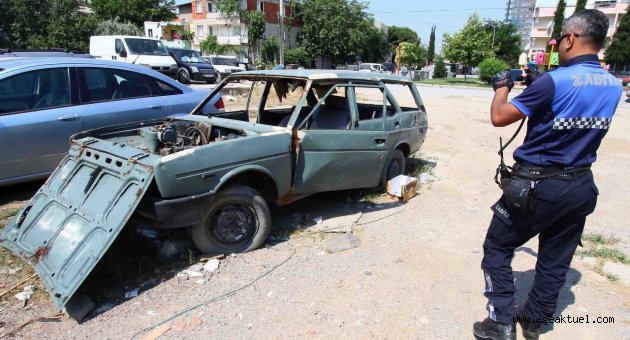 Bayraklı'da hurda araçlara geçit yok