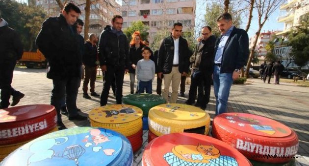 Bayraklı'da kedi evleri yenilendi