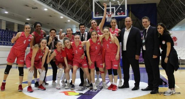 Bayraklı'nın perileri finalde