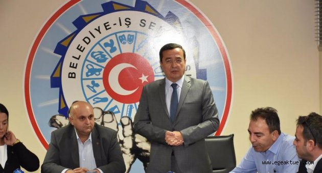 Belediye İş’ten Başkan Batur’a tam destek