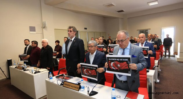 Belediye Meclisi İdlib Şehitlerini Unutmadı