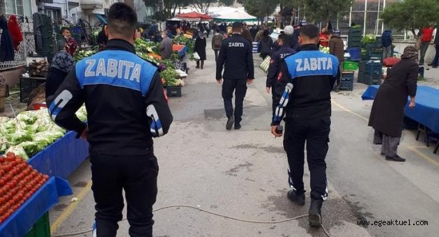 Bergama Belediyesi’nden  Koronavirüs denetimi