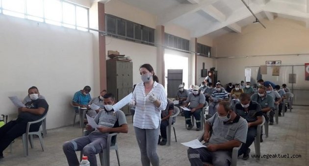 Bergama’da iş sağlığı ve güvenliği eğitimi