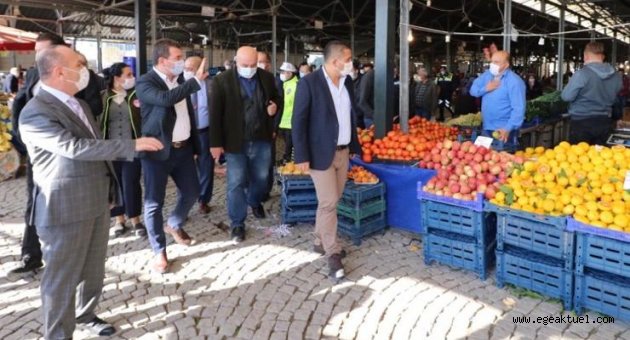 Bergama’da  Koronavirüs denetimi
