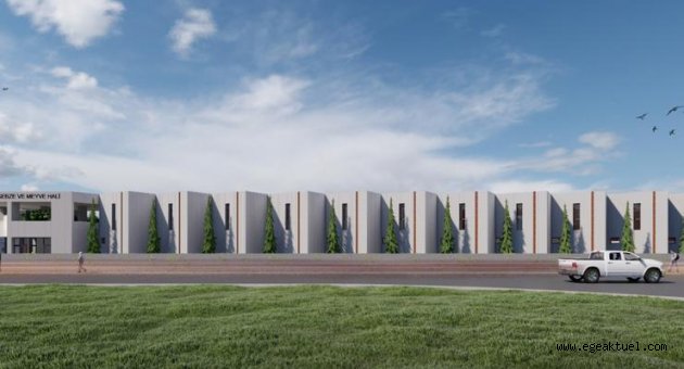Bergama’ya modern sebze ve meyve hali