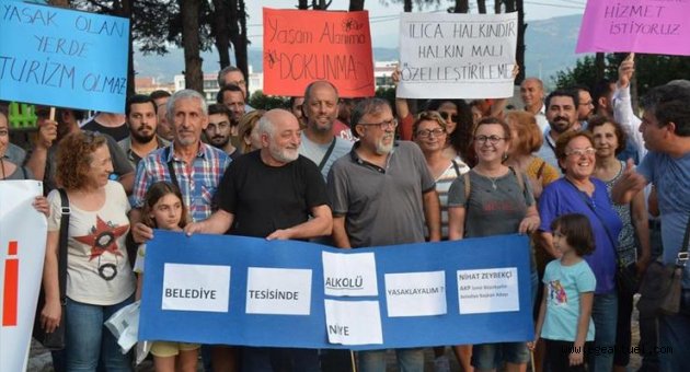 Bergama'daki yasağa piknikli protesto