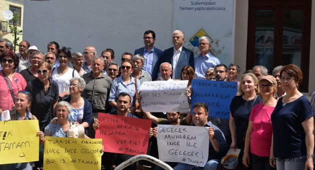 Bergama'dan İnce'ye destek