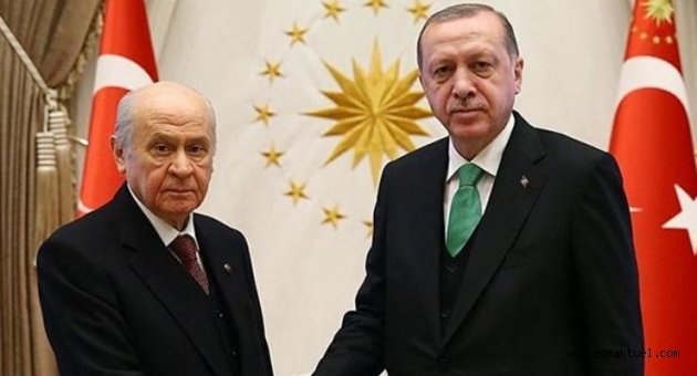 Beştepe'de Erdoğan-Bahçeli görüşmesi