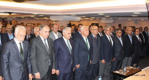 Binali Yıldırım ile esnaf dayanışması
