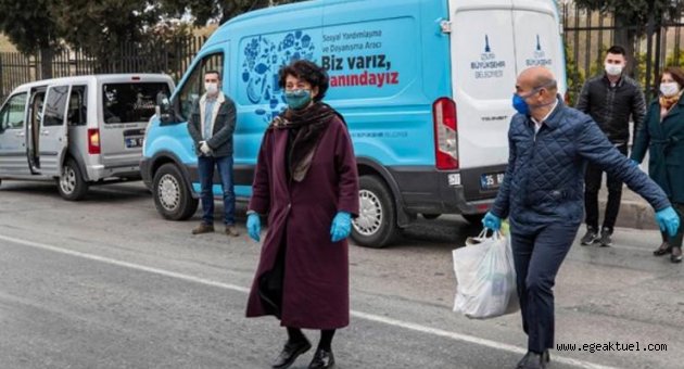“Biz Varız” hijyen paketleri Halkın Bakkalı’nda