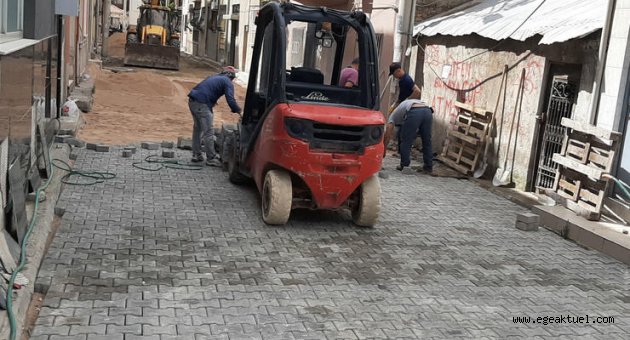 Bornova Belediyesi 9 ayda 105 bin metrekare yol çalışması yaptı