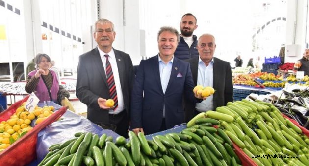 Bornova Belediyesi İnönü Mahallesi Pazaryeri hizmete girdi
