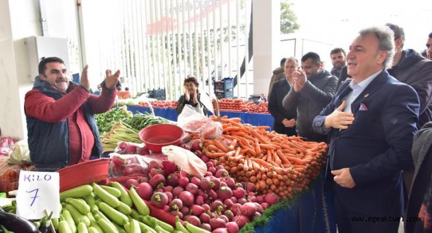 Bornova Belediyesi İnönü Mahallesi Pazaryeri hizmete girdi