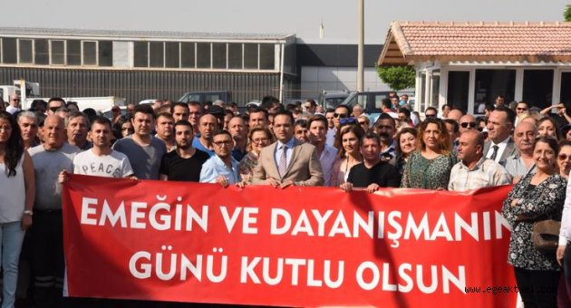 Bornova Belediyesi’nde çalışan dayanışması