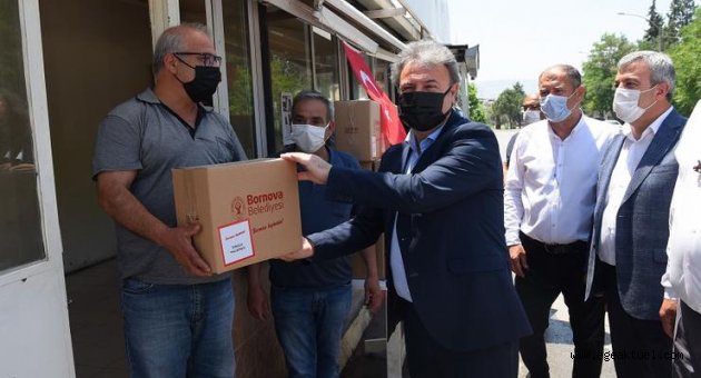 Bornova’da esnafa desteğe devam