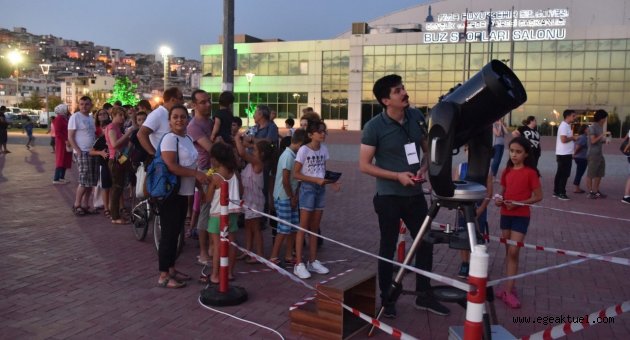 Bornova’da gökyüzü gözlemleri başladı