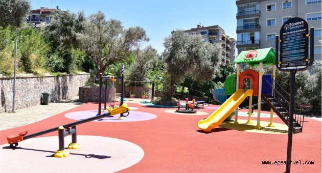  Bornova’da park hamlesi