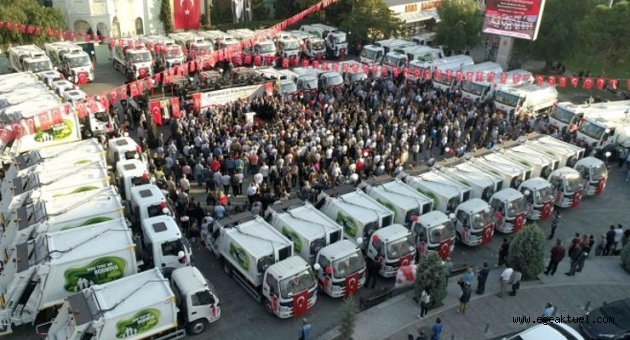 Bornova’dan ilçe belediyelerine araç desteği