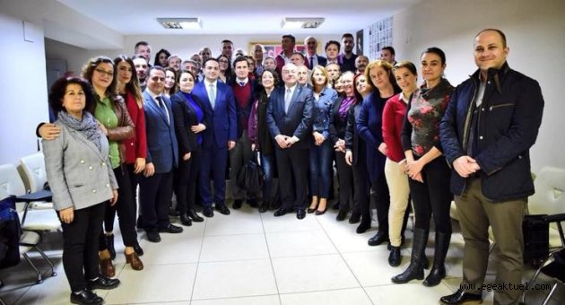 Bornova’dan Yücel’e tam kadro ziyaret