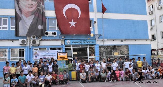 Bornova'da  çocuklara çevre eğitimi