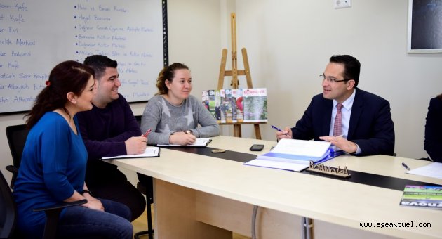 Bornova'da Proje Tanıtım Ekibi, vatandaşlarla sürekli iletişimde