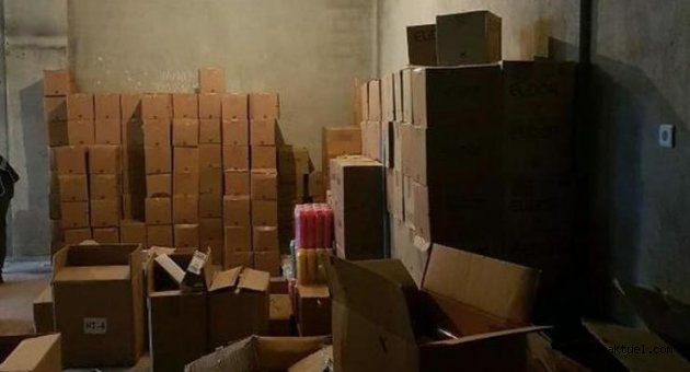 Bornova'da taklit ürün depolarına baskın