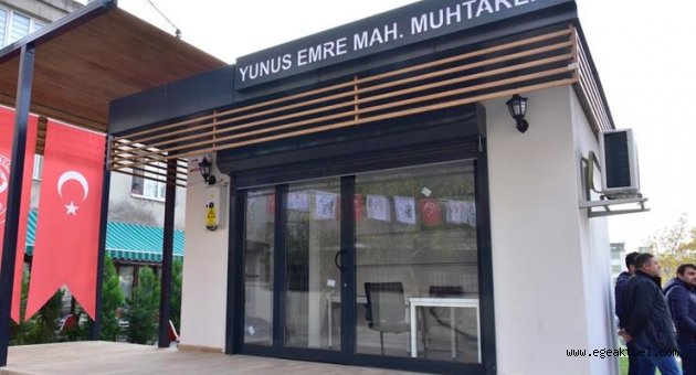 Bornova'da yeni muhtarlık binaları açıldı