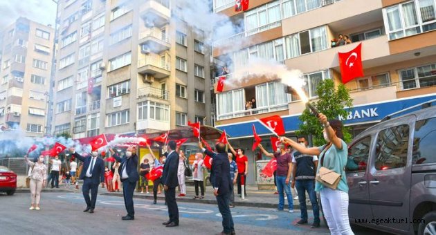 Boş sokakları 19 Mayıs ruhu doldurdu