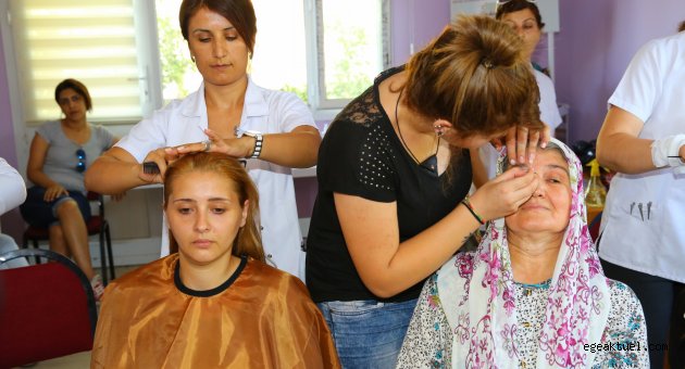  Buca ‘da 7’den 70’e ücretsiz güzellik 