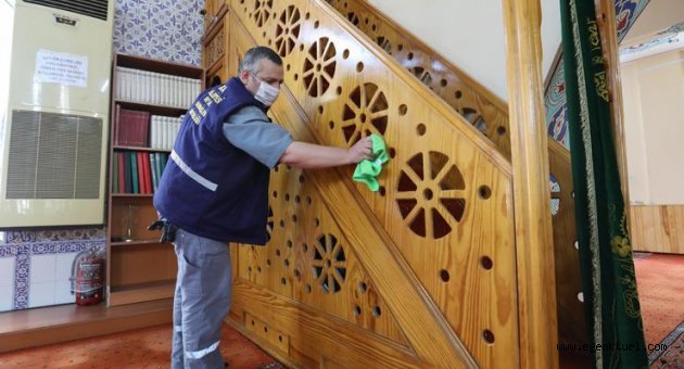 Buca’da camiler pandemi sonrasına hazır 