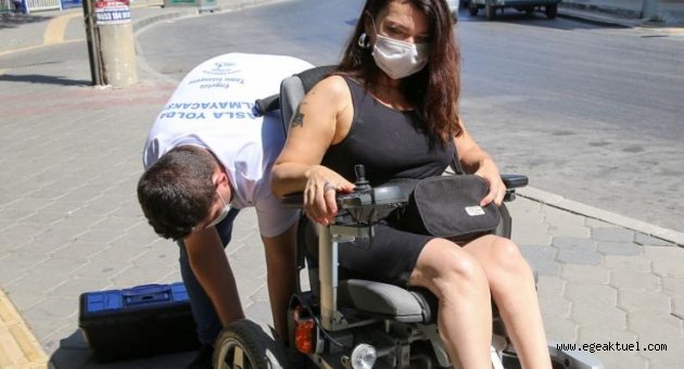 Buca’da engellilerin yolda kalma korkusu ortadan kalktı