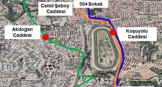 Buca’da geçici trafik düzenlemesi