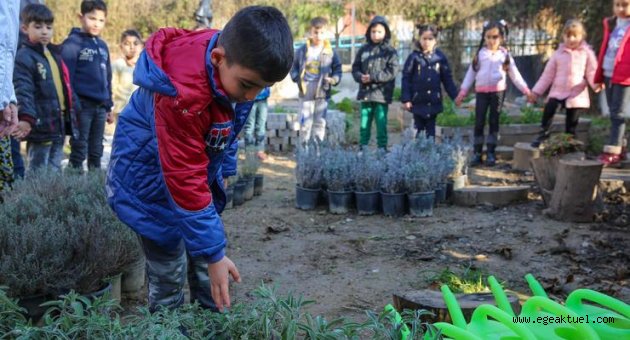 Buca’nın filizleri betonların arasından çiçek açtı